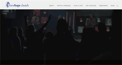 Desktop Screenshot of newhopechurch.org